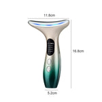 Neck Face Massager, Neck Face Firming Wrinkle Removal Tool with 3 Modes 45°C for Skintightening & Neck Lifting EMS Massage Face Toning Firming